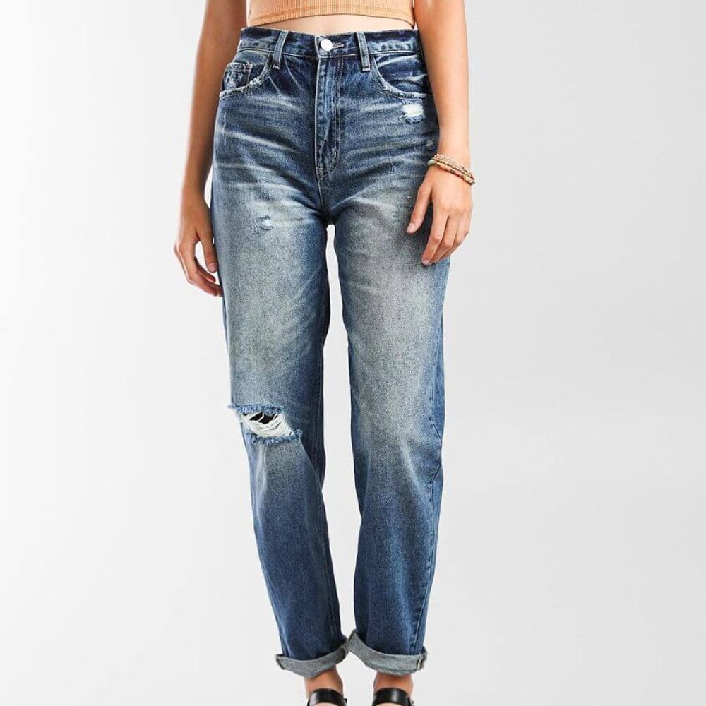 Women's Buckle (gilded intent) 90's loose fit jeans SZ 24 waist